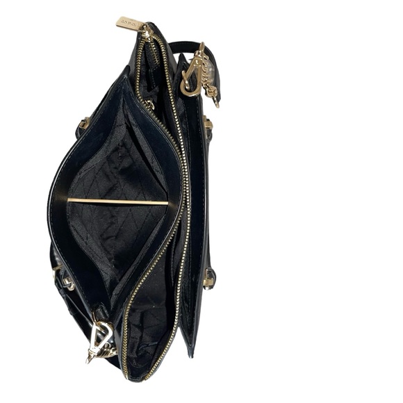 Michael Kors Ellis Large Satchel Leather Black 35H7GE0S3L Crossbody - Picture 8 of 8